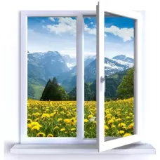 Окно ULTRA двухстворчатое поворотно-откидное