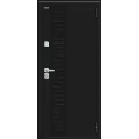 Входная дверь Thermo Техно Д2/BChrome (Букле черное/Cappuccino Melinga) Входная дверь Thermo Техно Д2/BChrome (Букле черное/Cappuccino Melinga)