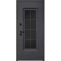 Входная дверь Titanium с окном и английской решеткой (терморазрыв 3к) Входная дверь Titanium с окном и английской решеткой (терморазрыв 3к)